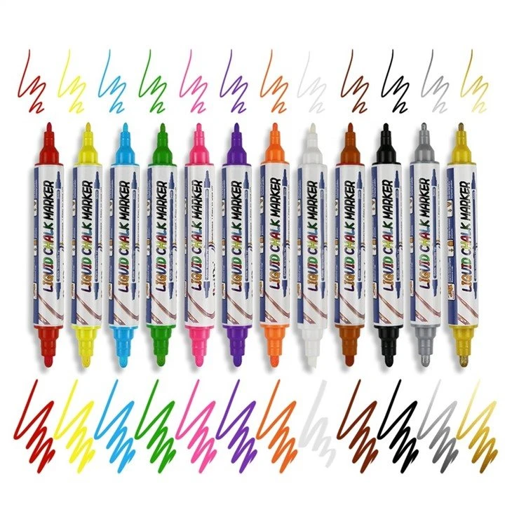Flüssige, trocken abwischbare Marker