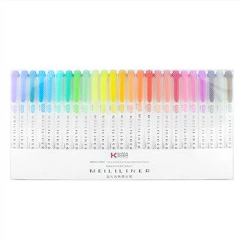 Mehrfarbiger Textmarker-Marker